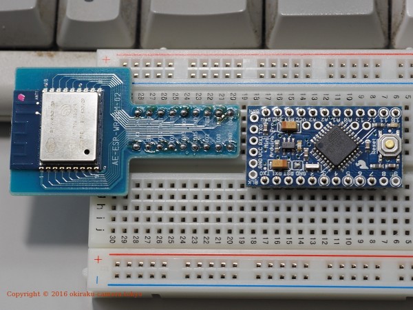 Arduino pro mini and AE-ESP-WROOM-02