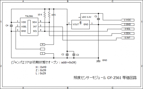 GY-2561等価回路