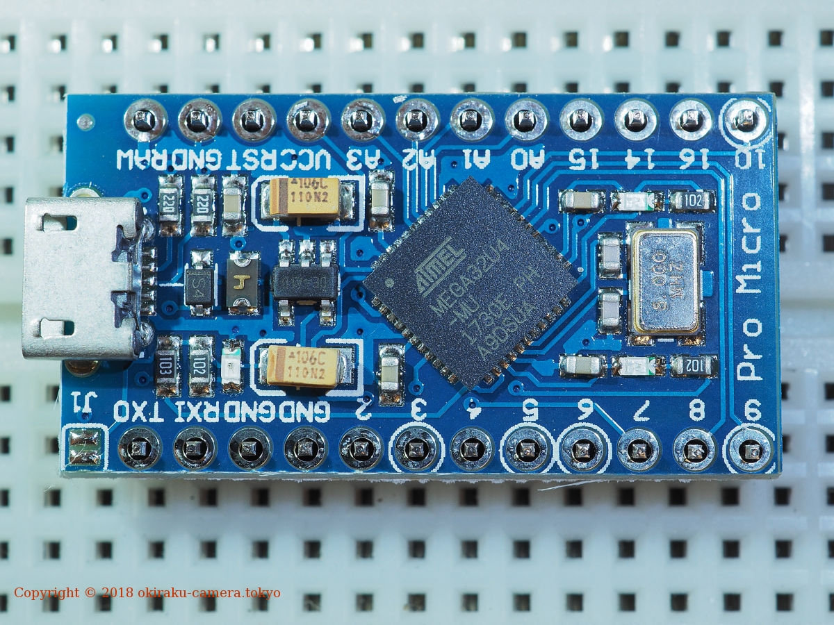 Arduino Pro Microにキーパッドをつなげてpcの入力装置に 東京お気楽カメラ