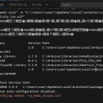 VSCode 出力パネル