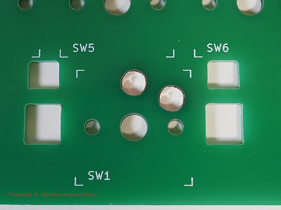 ChocV1 stabilizer cutout (pcb)